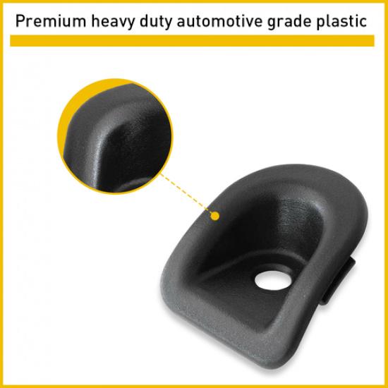 2/4X 7R3Z63220A51AC For Mustang Ford Shelby Black Panel Door Lock Grommets Cover