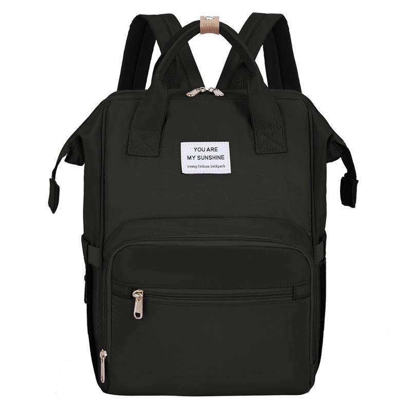 

Модернизированная многофункциональная сумка для мамы: Вместительная, легкая сумка для подгузников и больничная сумка для мам чёрный