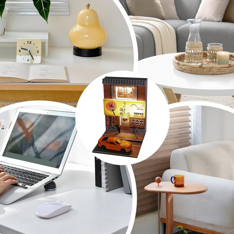 1/64 Tavern Restaurant Model Scene with Lamp Version Simulation Model Scene Decoration Collect (Excluding dolls and car models)