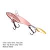 Fishing Bait Vivid Mirror Polished Metal Tip Point Barb Design Artificial Bait for Angling