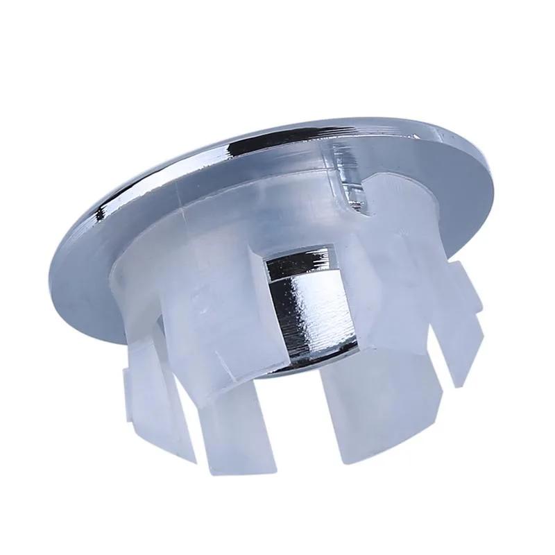 Bathroom Gadgets Bathroom Basin Sink Overflow Insert Cover Brass Six Foot Ring Bathroom Product