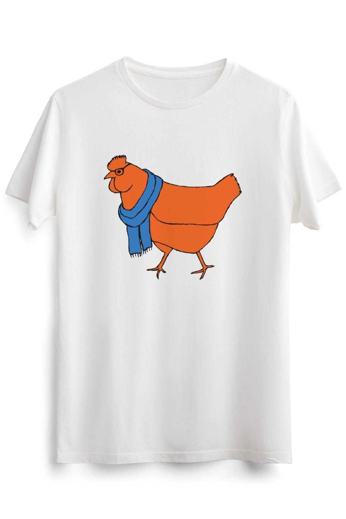 

Erkek Beyaz The Hipster Chicken