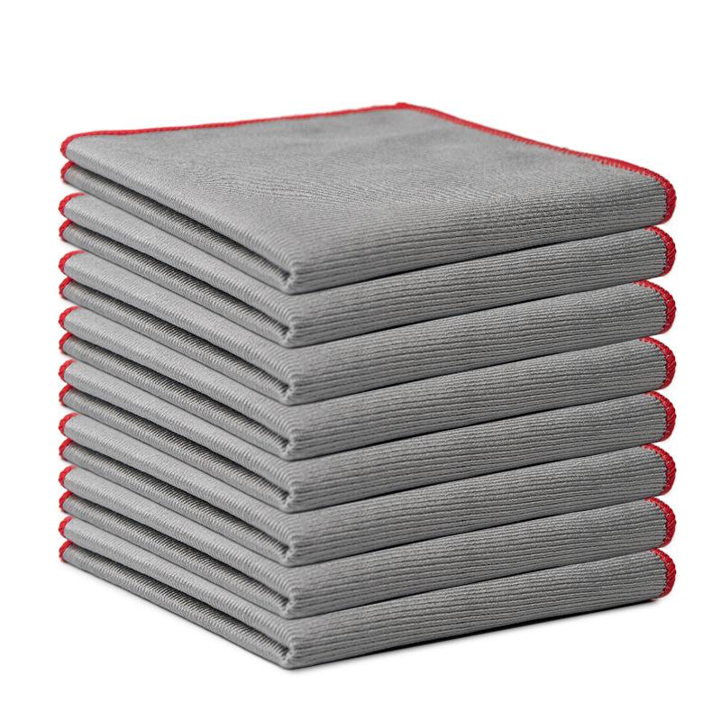 8Pcs Microfiber Glass Cleaning Cloth Household Window Desktop LCD Screen Water Stain Removal Rag 30*30cm