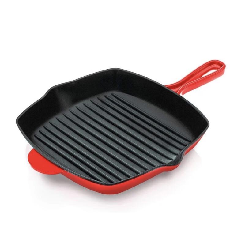 Uoto Square Enamel Cast Iron Grill Pan