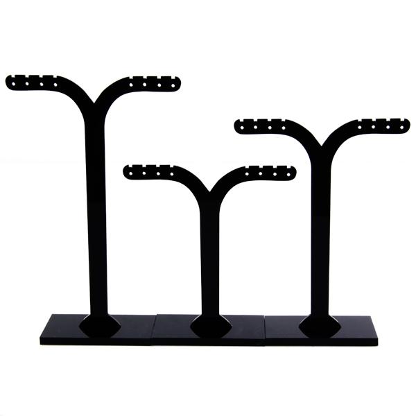 3pcs Jewelry Earrings Holder Organizer, Earring Stand, Display for Jewellery Store Decor