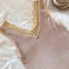 Frauen Sommer Spitze V-ausschnitt Gestrickte Leibchen Weste Tops Ärmellose Eis Seide Schlank Bodenbildung Shirt Einfarbig Oberbekleidung