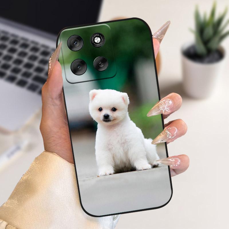 For Motorola Moto G56 5G MotoG66j MotoG66y Case Animals Painted Silicon Soft TPU Bumper For MOTO G66j G66y MotoG56 Protect Cover