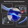 2024 For TMAX 530 560 500 TMAX530 DX SX TMAX560 Motorcycle Always-on Turn Signal Light Brake Clutch Levers Handles Lever Tmax