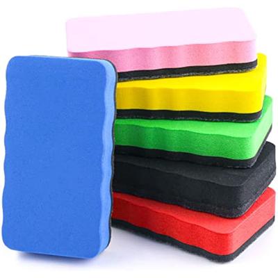 Magnetická guma na bílé tabule 6 jednotek Barevná suchá guma s tlustou plstěnou magnetickou gumou na bílé tabule Tabule do třídy