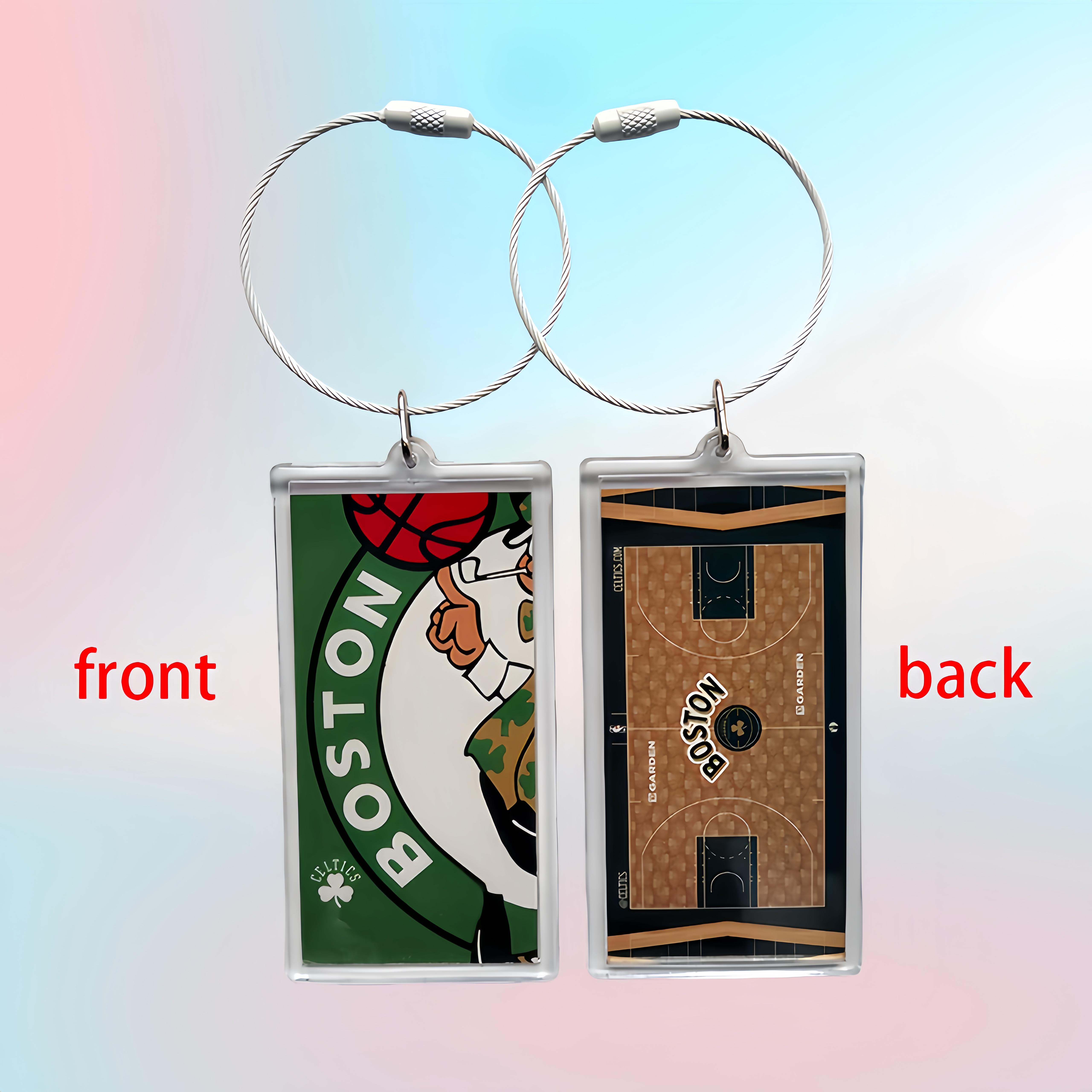 Keychain Sports Backpack Handbag Team Keychain Idol Star Basketball Court Keychain 1