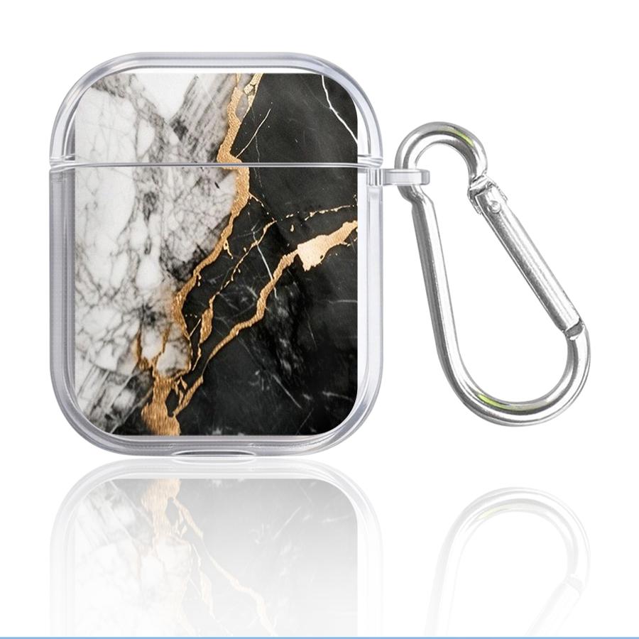 Fashion Marble Pattern Case For Airpods Pro3 Pro2 4 2 1 Pro 3 Clear Earphone Cases Cover
