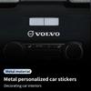 Emblema de Metal 3D para Carro Letra Adesivos Decorativos Emblema Decalque Para Volvo AWD C30 S80 S90 T6 V40 V50 V60 V70 V90 XC40 XC60 XC70 XC90