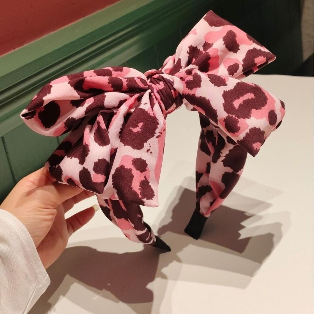 Heawear Bow Headband Multi Layer Large Bow Hairbands Vintage Bow Hair Clips Women
