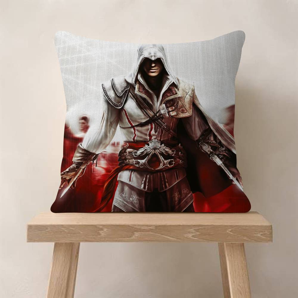 Game AssassinES S CCreed Cushion Cover x Polyester Sofa Cushions Decorative Throw Pillows Home Decoration Pillowcover