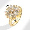 Minimalist Light Luxury Spinning Ring For Women Unique Fashion Personality Rotatable Finger Band Trendy Jewelry Gift