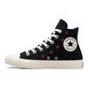 Converse Zapatillas de Lona de Caña Alta Casuales Versátiles Duraderas con Absorción de Impactos para Mujer Zapatillas Negras A08142C