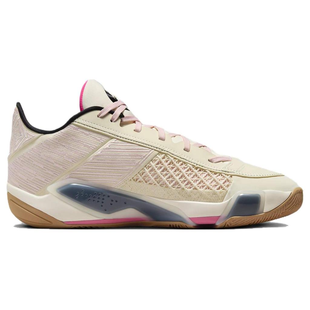 Air Jordan 38 Low PF Fresh Start Unisex Sneakers Cream Coconut-Milk Black FD2325-100