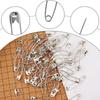 50pcs Curved Safety Pins Sewing Quilting Basting Pins Bent Safety Pins Accessories for Crafting Quilting Knitting Sewing