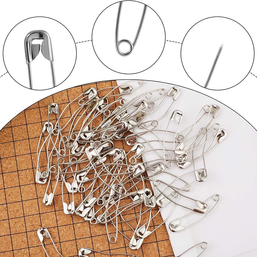 50pcs Curved Safety Pins Sewing Quilting Basting Pins Bent Safety Pins Accessories for Crafting Quilting Knitting Sewing