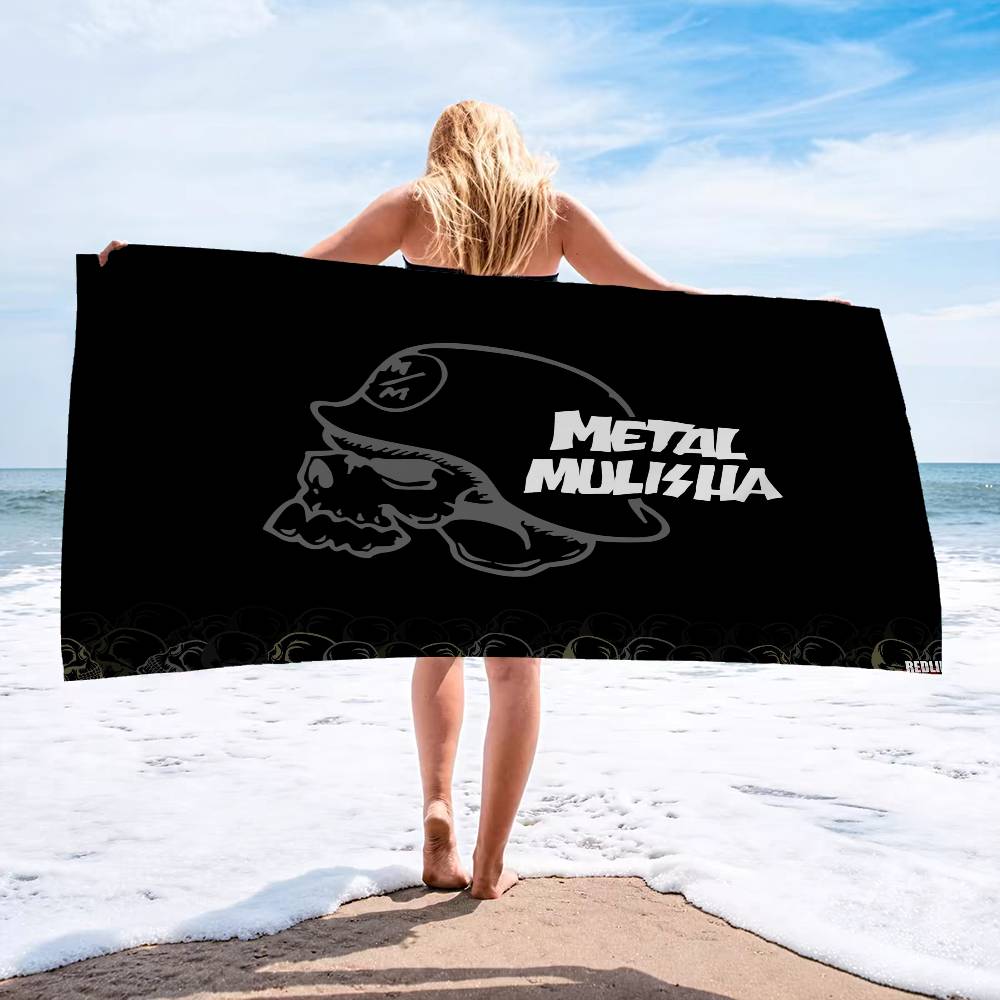 M-Metal M-Mulisha Microfiber Blanket Quick Drying Beach Towels Oversized Printing Super Absorbent Pool Towel Blanket