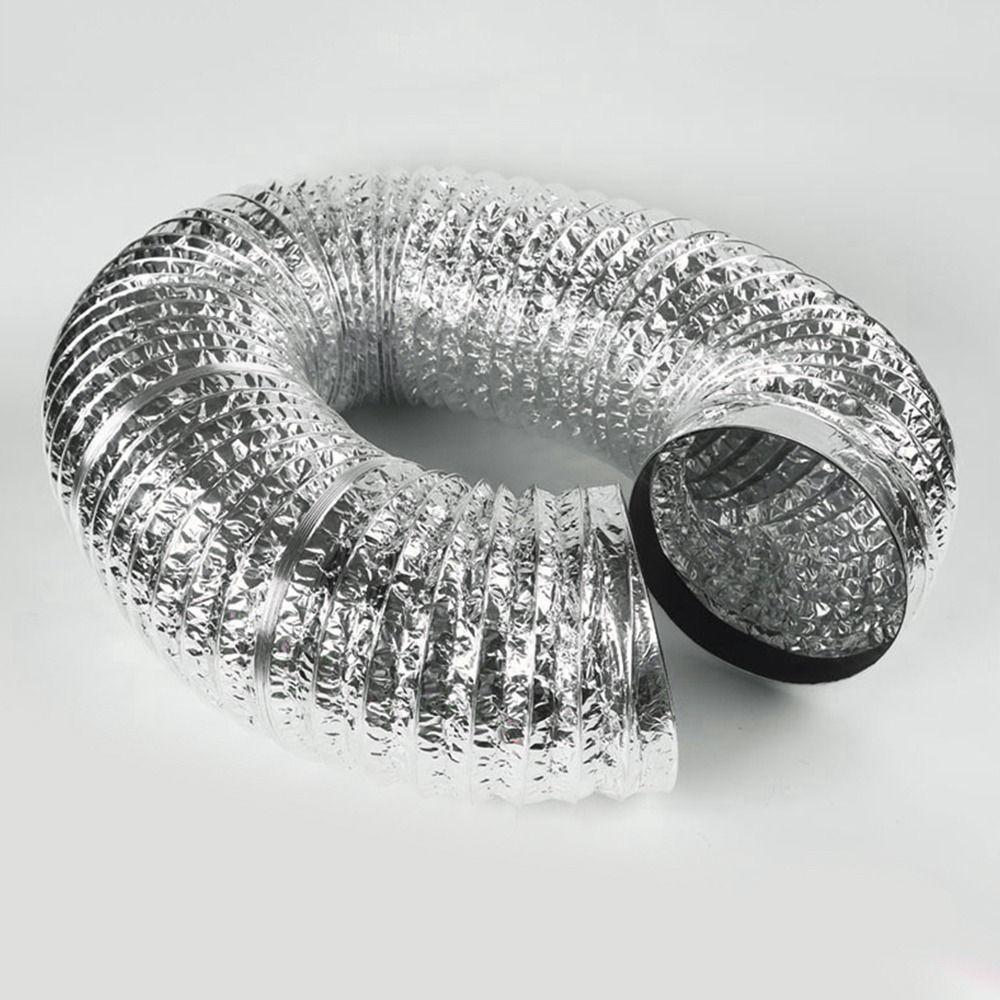 Aluminum Foil Ventilation Duct Scalable Vent Tube Dryer Vent Hose  Bathroom Kitchen System Vent