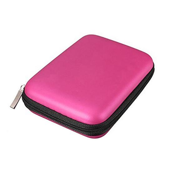 Protective Case Mini Storage Cover Zipper Bag 2.5 Inch USB External Hard Disk Drive Case Bag for Home