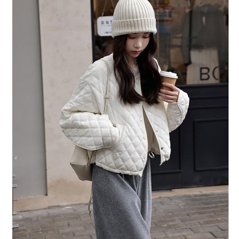 Down Cotton Clothes Winter Short Fashion Small Fashion Light Cotton Clothes Padded Loose Coat Women