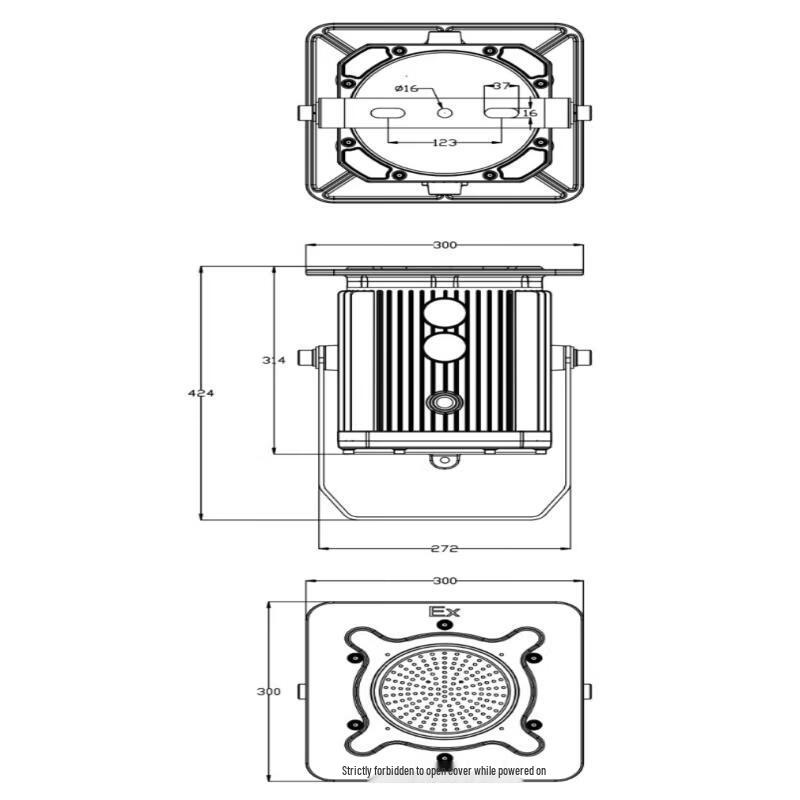Explosion-Proof Ceiling/Wall Mount Fire Alarm Speaker