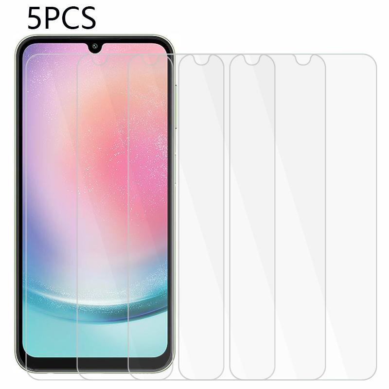

5 шт. Захисна плівка із загартованого скла для Samsung Galaxy A25 5G (Глобальний) (161,0 x 76,5 x 8,3 мм),Вибухозахисна захисна плівка для екрана телефону Type A