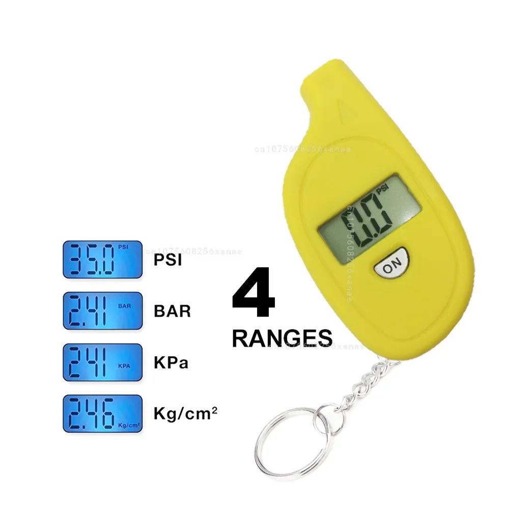 

NEW Car Tire Air Pressure Tester Meter Tire Gauge Digital LCD Display Auto Car Motorcycle Tire Safety Alarm жёлтый