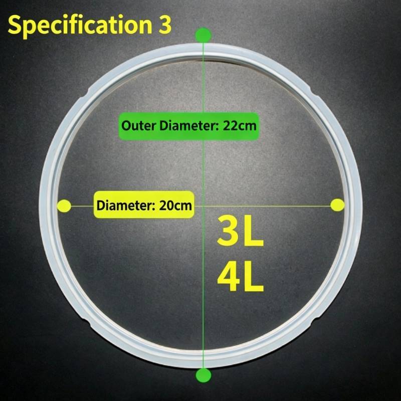 Electric Pressure Cooker Sealing Ring With High Temperature Silicone For 2l To 8l Models