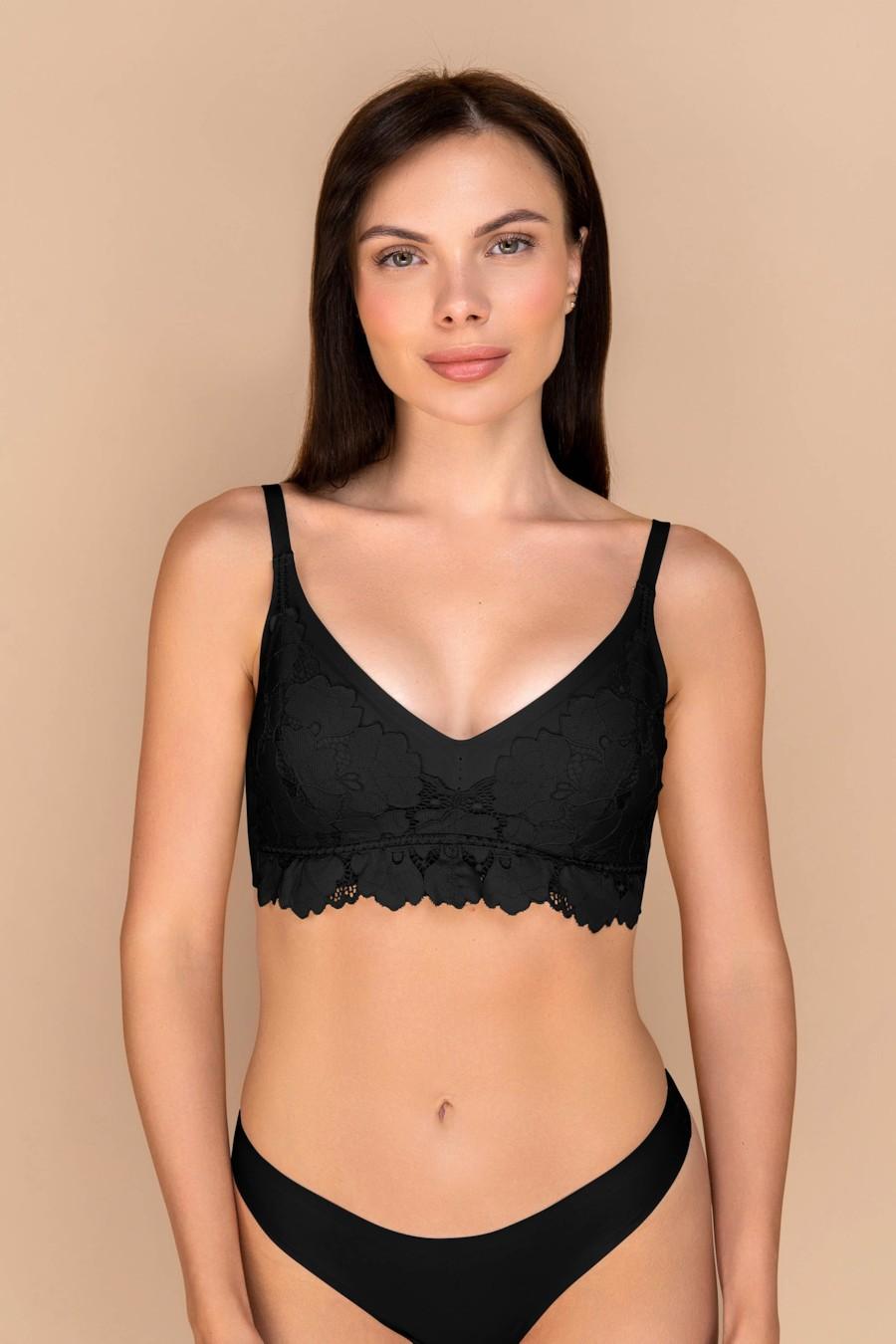 

Бюстгальтер push-up Anabel Arto (90548) 80BC прозорий колір чорний