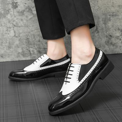 High End Brand Brogue Shoes Men's Genuine Leather Shoes Formal Clothing Conference Business Shoes Party Men's Dress Shoes