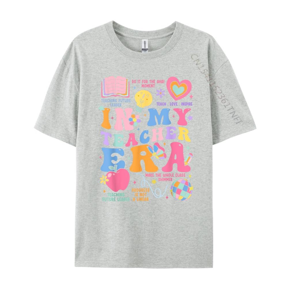 In My Teacher Era Luxury T Shirt Men High Quality Skinfriendly and Soft Streetwear Group