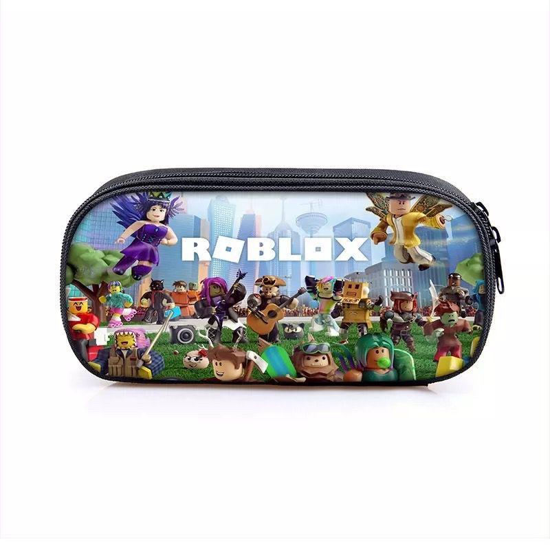 New Trendy Pencil Case for Elementary Middle School Students, Boys and Girls, Roblox Stylish Cartoon Pencil Case, Large Capacity Stationery Box KTB