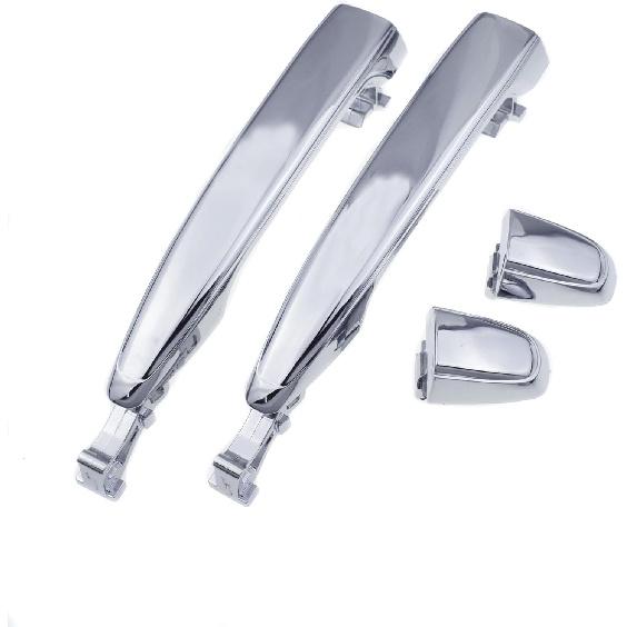 Outer Door Handle 2 Pcs/Fit for Toyota Alphard MNH10 VANH1 MNH1 Noah Voxy Chrome Outside Door Handle Front or Rear, Left Driver & Right 2Pcs Rear LH RH Kit