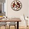High-Quality Vintage Italian High-Quality Chef High-Quality Cooking High-Quality Pattern High-Quality Wooden High-Quality Wall High-Quality Clock