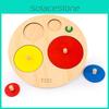 Holzgeometrie-Formen-Puzzle für Kleinkinder Montessori Lernspielzeug