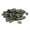 40pcs Spring U-Type Metal Clips Rivets Block Square Nuts Self Tapping Screw Hole Interior Door Trim Panels Clips Metal Rivets