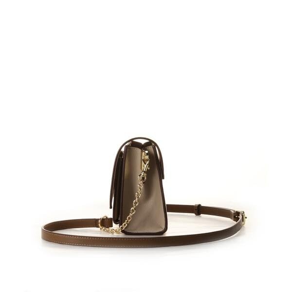 And Chouette Women's Two-Tone Simple Shoulder Bag, Greige, 00482310100401