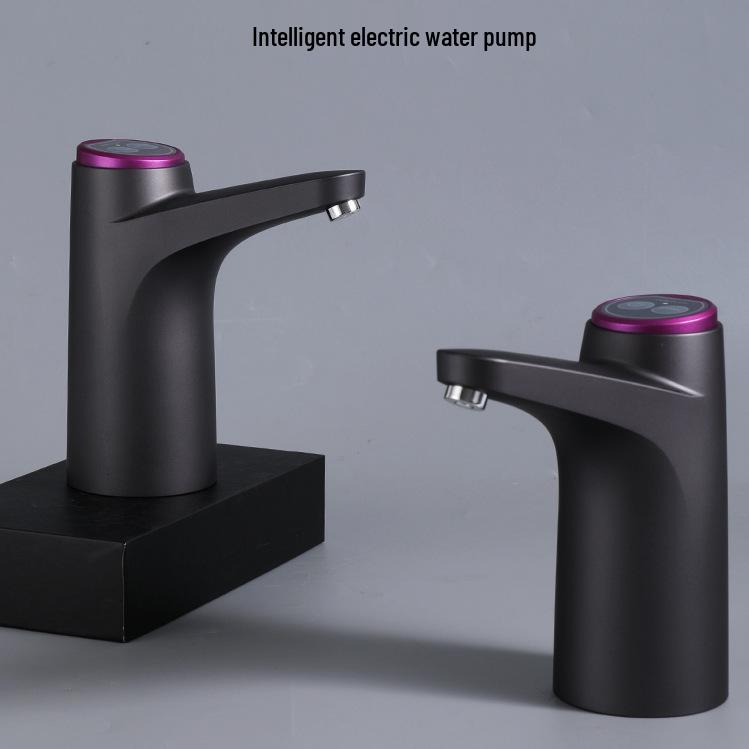 Universal Rechargeable Electric Water Pump for Large Barrels with One-Button Dispensing