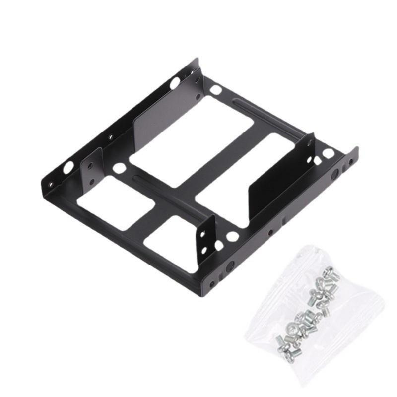 

Metal SSD HDDs Holder Converts 2.5inch to 3.5inch Hard Drive Bay with Easy Installation Screws