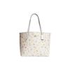 City Artificial Leather Tote Bag, Shopping Bag, Handbag, Shoulder Bag Large Women's White C8614-IMCAH