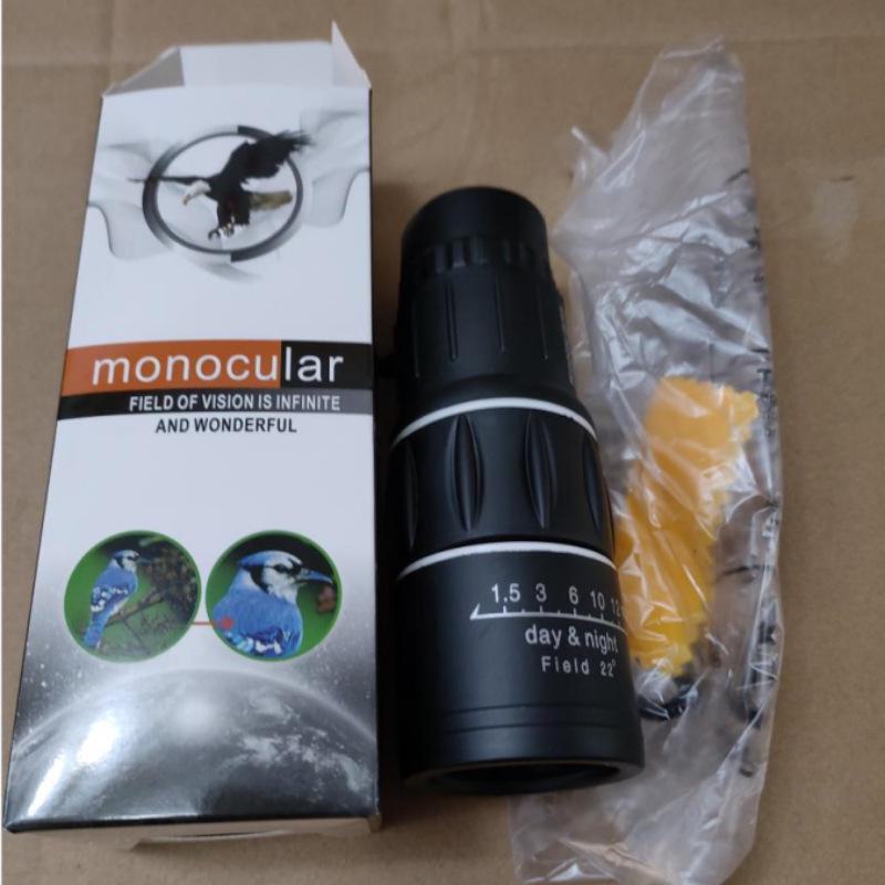 

16x52 HD-монокулярний телескоп із подвійним фокусом і високим збільшенням із нічним баченням при слабкому освітленні для використання на вулиці 16x52 Simple