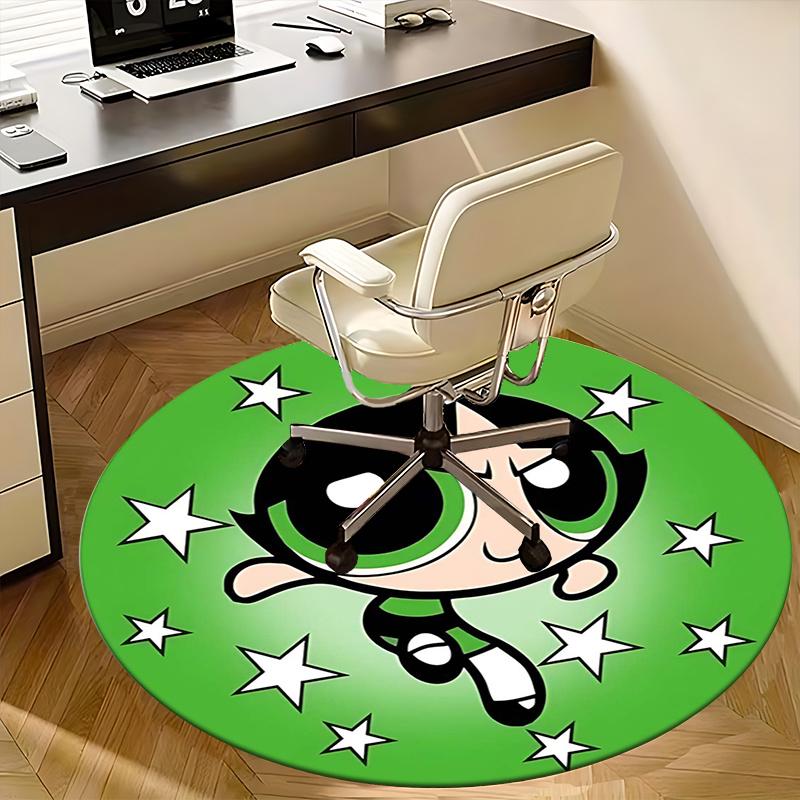 Powerpuff Girls,Buttercup Chair mat Round Rug Office carpet, Non slip, Suitable for Living Rooms, Bedrooms,Decor1205775a