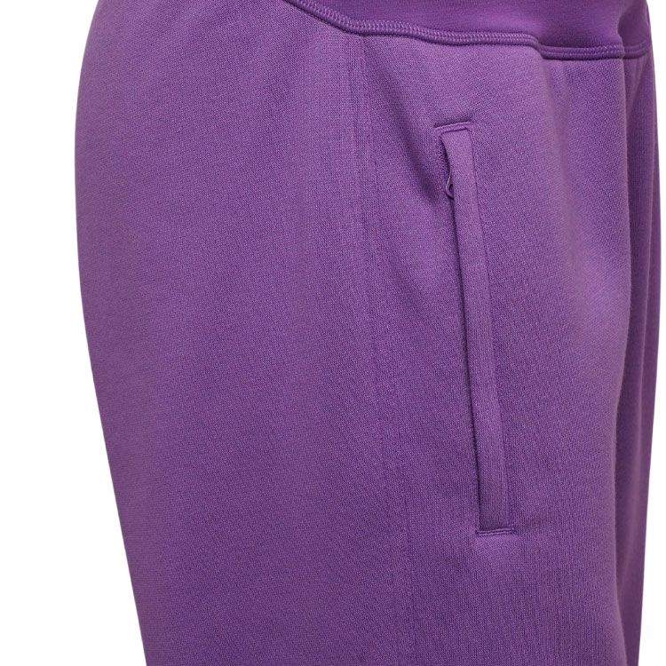 Adidas Solid Color Letter Print Logo High Waist Joggers Women Bottoms Purple HM3846