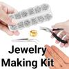 Open Jump Rings Jewelry Findings Set Chain Closure Repair Tools Kit Pliers  Necklaces