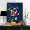 Poster e Stampe di Star della Musica Rap Astratta Moderna Hiphop Rapper Arte da Parete Quadri da Parete Pittura su Tela per Decorazione Domestica Senza Cornice