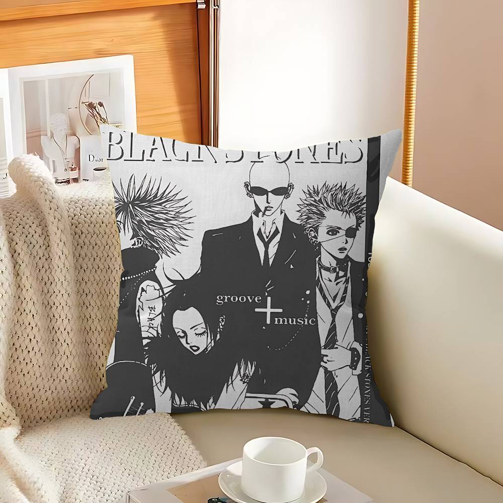 Popular N-Nana Anime Decorative Room Aesthetics Pillow Case Home Decor Bedroom Sofa Bed Couch Pillow Cover 45x45