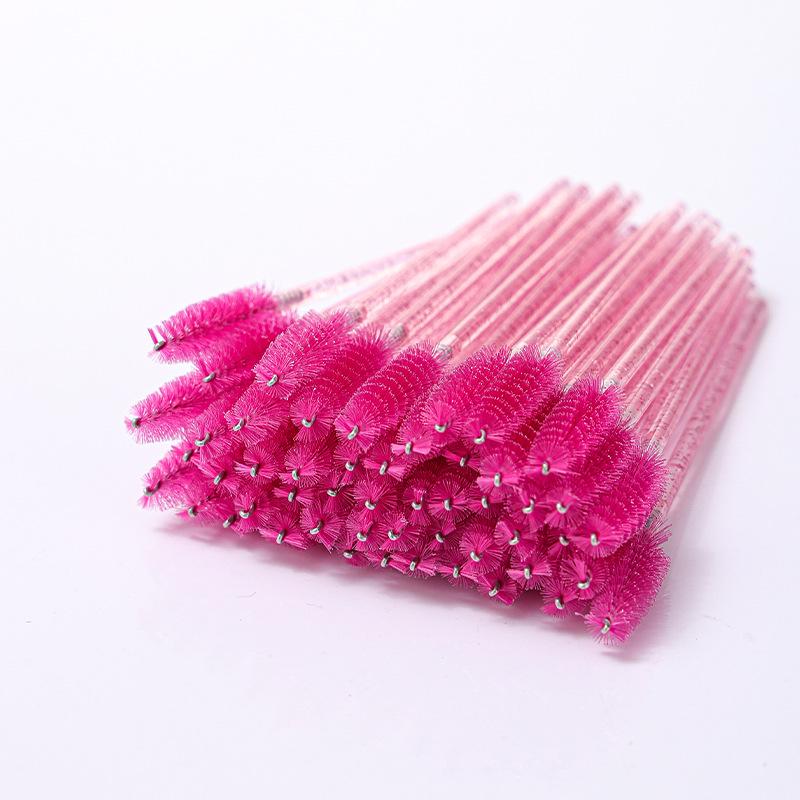 Crystal Rod Eyelash & Eyebrow Spiral Brush - Disposable Beauty Tool for False Lashes & Grooming